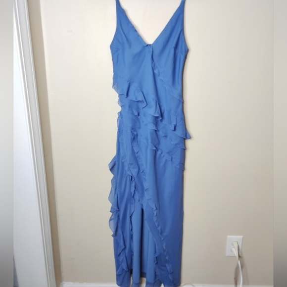 Abercrombie & Fitch Blue Maxi Dress - Picture 4 of 11